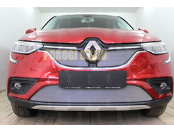 Защита радиатора Renault Arkana 2018- chrome низ