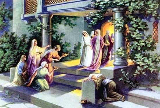 Православная мозайка - Евангельская притча о десяти девах
