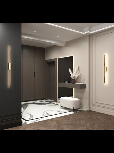 Напольный плинтус Decor-Dizayn DD724, для покраски, влагостойкий, ударопрочный, 2 метра
