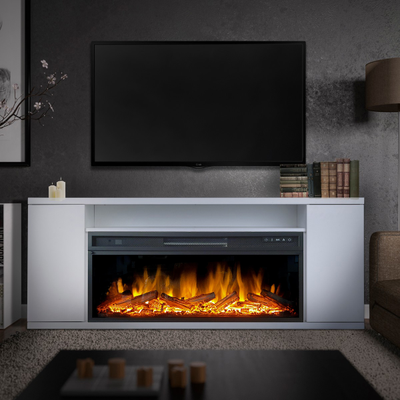 Линейный электрический камин