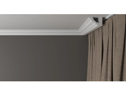 Потолочный плинтус DECOR-DIZAYN DD21, из дюрополимера, под покраску, ударопрочный, 2 метра