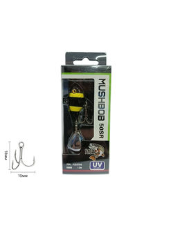 Приманка спиннер "MUSHBOB" модель: 0110, вес: 10 гр., цвет: 13(UV)