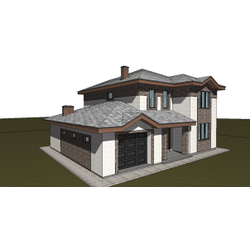 Двухэтажный дом с тремя спальнями 286м² (S84)