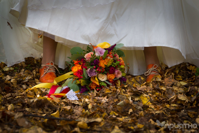 Букет невесты & Бутоньерка № 1351