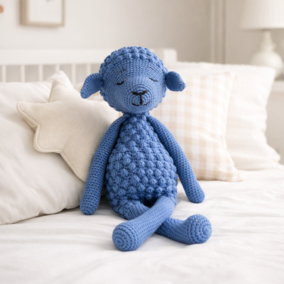 Ортяша, брендовый вязаный барашек ручной работы