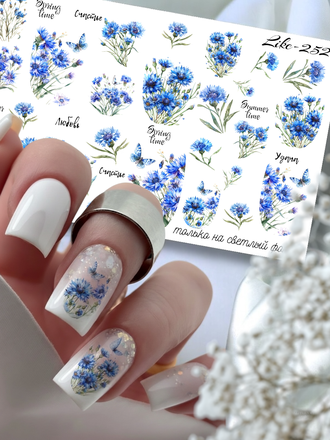 Слайдер-дизайн для ногтей LIKE-252