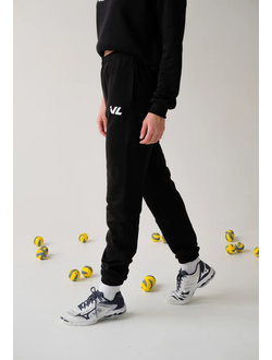 ШТАНЫ спортивные Volleylife (130-150 СМ) черный/графит