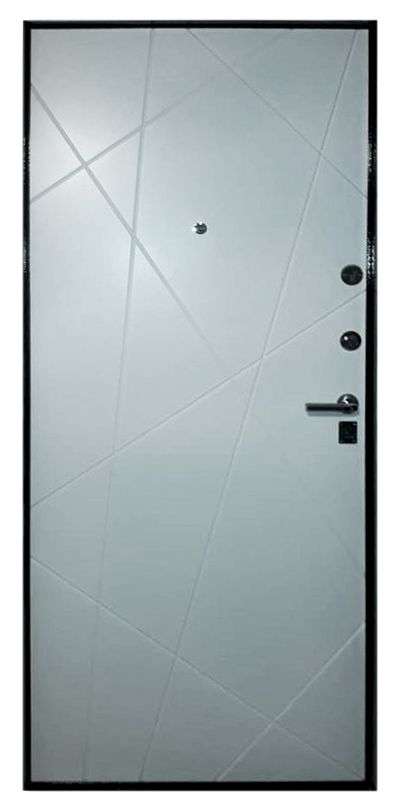 Дверная накладка 16мм&quot;Абстрактные линии&quot;. Акриловая итальянская эмаль