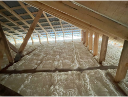 Утепление чердачного перекрытия пенополиуретаном