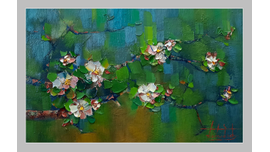 Яблоня в цвету. 2025. Холст, масло. 50х80 см.© Харабадзе Заза
Частное собрание
