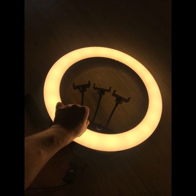 Кольцевая светодиодная лампа Soft Ring Light с штативом и пультом ДУ