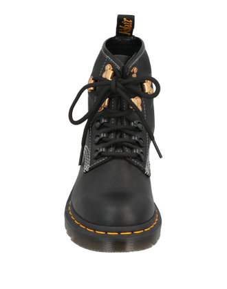 Dr. Martens ботинки черные с золотым