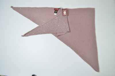 Шарф платок Vizio 1350 ST розовый зимний