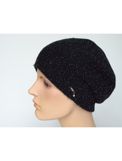 Берет с бисером Vizio 1082 Италия черный