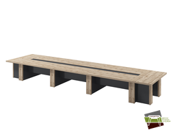 Стол переговоров на 14 человек Т-107 6200*1600*750 (Ш*Г*В)