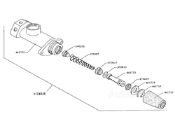 Главный тормозной цилиндр 19,05Б EB687-Piccolo 41.5158.0205