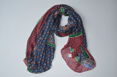 Женский платок из микромодала Vizio Италия F 14 разноцветный