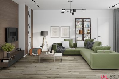 Кварцвиниловая плитка Damy Floor Family LVT Дуб Лофт 1508-1-LVT