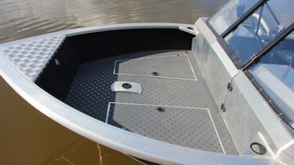 Алюминиевая моторная лодка ТРИЕРА 431 Fish-Pro
