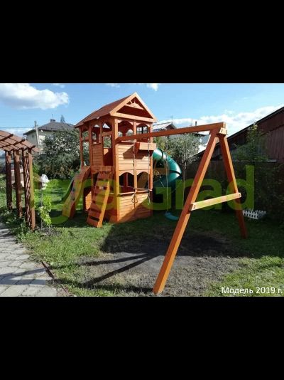 Детская площадка IgraGrad Клубный домик 2 с трубой