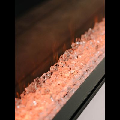 Линейный электрокамин Line WT с очагом Vision 60 LED