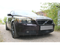 Защита радиатора Volvo S40 II 2003-2007 black