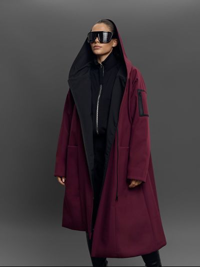 Плащ Train Бургунди