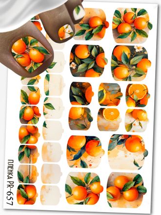 Пленки для педикюра 9,5*13,5 см PR-657