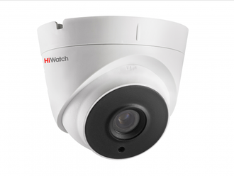 HiWatch DS-T203P 2Мп купольная HD-TVI видеокамера с EXIR-подсветкой до 40 м с PoC