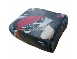 Ветошь трикотаж цветной 40*60  уп. 10 кг