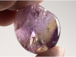 Аметрин, галтовка, Боливия (27*13*18 мм, 17 г) №38344