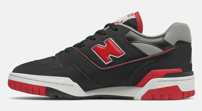 New Balance 550 Bred (Черные) сбоку