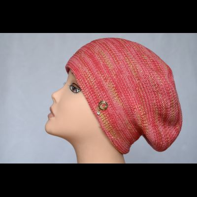 Красный женский вязаный берет весна - осень Италия Vizio SA 9 фото