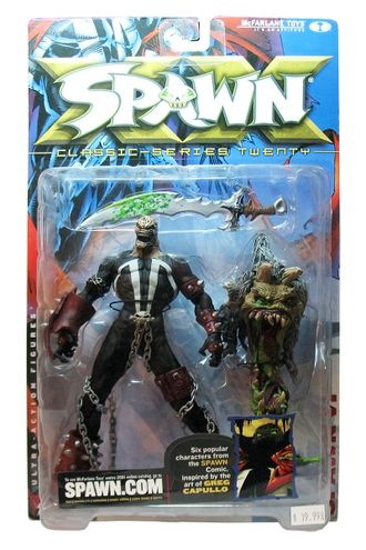 Spawn series 20 (Spawn Classic 2) 2001 — Spawn VI SPECIALTY (unmasked with severed Malebolgia's head) (variant)