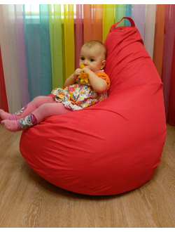 Кресло-мешок МИНИ Дюспо красный