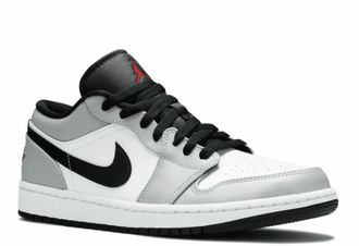 Nike Air Jordan Retro 1 Low (Серые с белым) Арт3