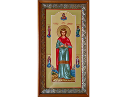 Вера Римская, святая мученица, отроковица. Рукописная мерная икона.