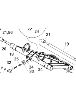 Рычаг задней подвески оригинальный BRP M5245898/5245898 для BRP LYNX/Ski-Doo