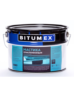 Мастика герметизирующая и приклеивающая BITUMEX, 10 кг