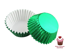Капсулы бумажные для выпечки Зеленый блеск, 24 шт