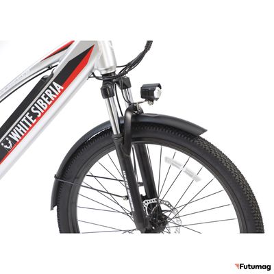 Электровелосипед WHITE SIBERIA CAMRY LIGHT 500W матовый черный