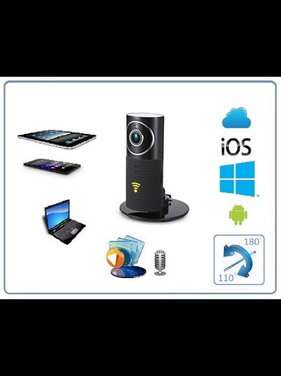 CleverDog, WiFi панорамная видеокамера 180*/160* с DVR, HD 960p