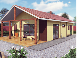 Баня из несъемной опалубки - Проект №1