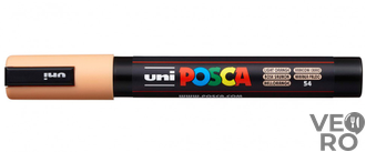 Акриловый Маркер Uni POSCA PC-5M 1,8-2,5мм, овальный наконечник, лососевый