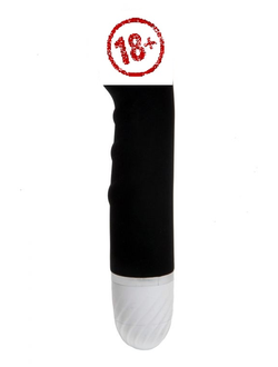 ВИБРАТОР СИЛИКОНОВЫЙ ДЛЯ ТОЧКИ G ЧЕРНЫЙ 17 Х 3,5 СМ 47544-MM