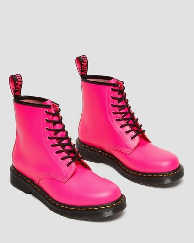 Ботинки Dr Martens 1460 Smooth Leather Lace Up Pink