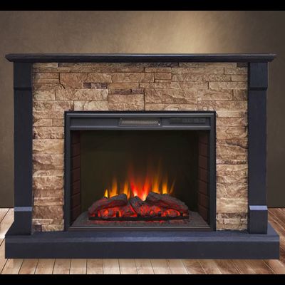 Электрокамин Моника BL M4 с очагом Sparta 25.5 LED