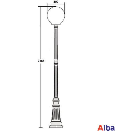 Globo 88209 L Парковый светильник