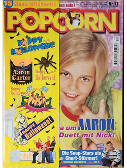 Popcorn Magazine Issue November 1998 Aaron Carter, Backstreet Boys, Leonardo DiCaprio, Kate Winslet