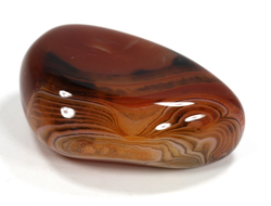 Сердолик, сардоникс, полировка, Индия (43*30*16 мм, 35 г) №28996